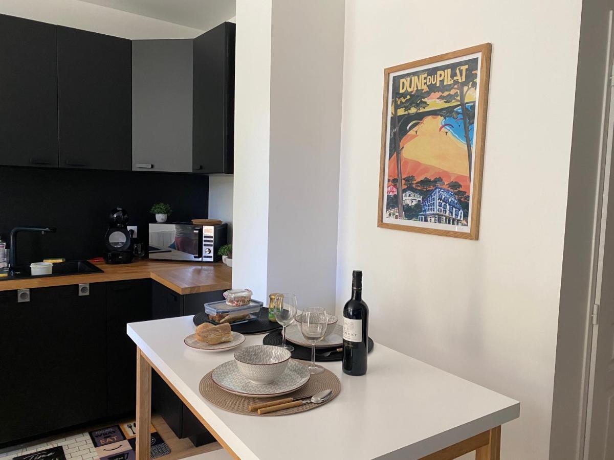 Charmant T2 Avec Exterieur Villa Deganne 阿卡雄 外观 照片