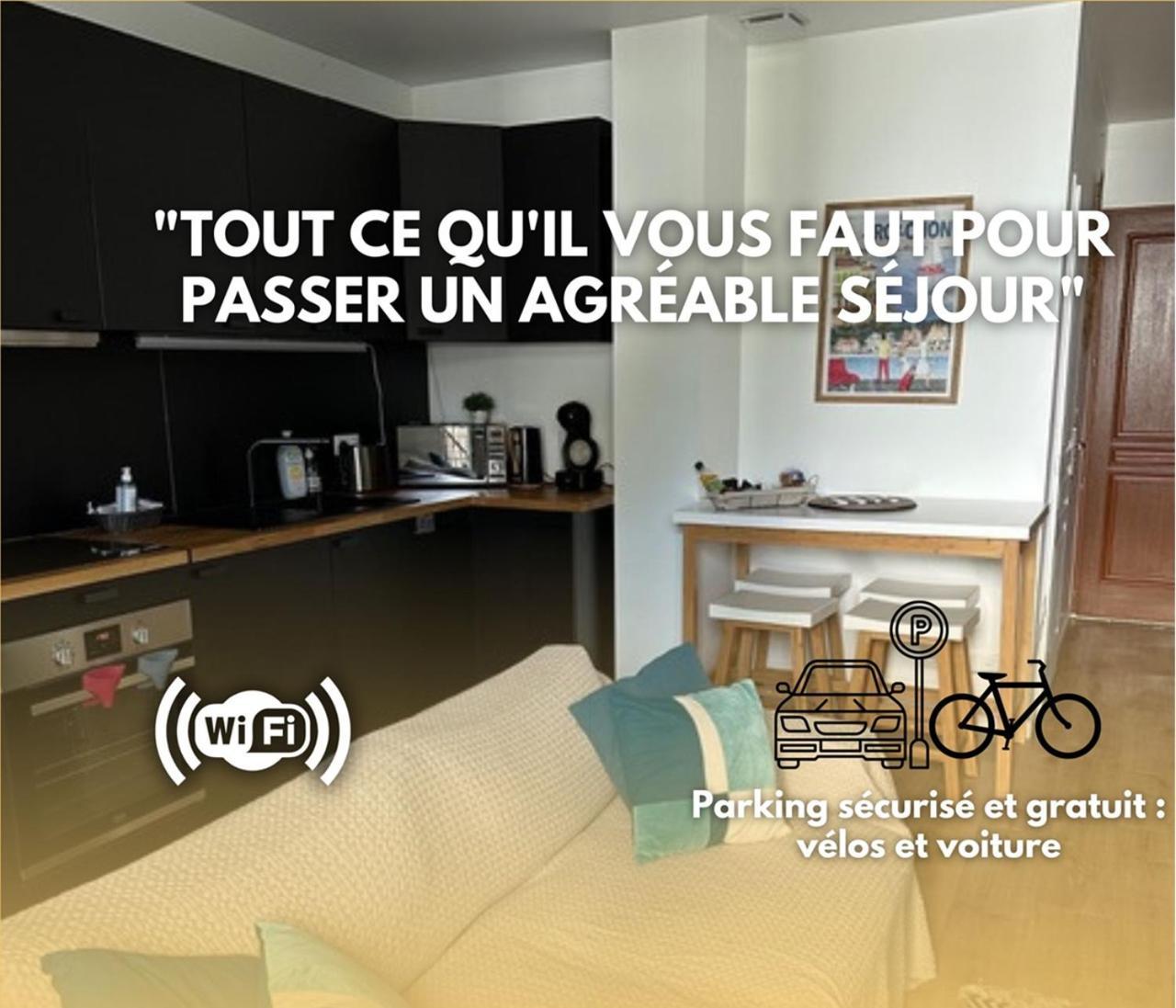 Charmant T2 Avec Exterieur Villa Deganne 阿卡雄 外观 照片